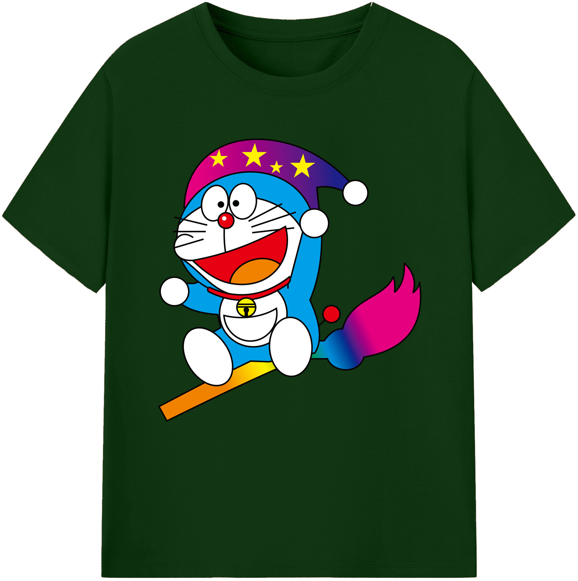 （画像用） ドラえもん Doraemon 綿100％半袖Tシャツ（フロントプリント）